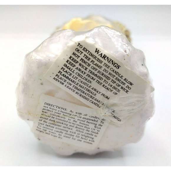 Angel Candle with Instrument 7 Inches Sealed Wax Guardian Home Decor Religious - Picture 13 of 13